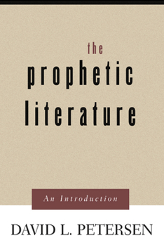 Paperback Prophetic Literature: An Introduction Book