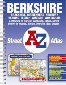 Spiral-bound A-Z Berkshire Street Atlas Book