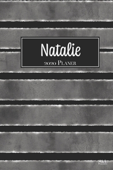 Paperback Natalie 2020 Planer: A5 Minimalistischer Kalender Terminplaner Jahreskalender Terminkalender Taschenkalender mit Wochen?bersicht [German] Book
