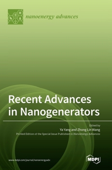 Hardcover Recent Advances in Nanogenerators Book