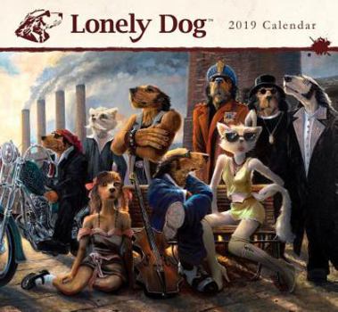 Calendar Cal 2019 Lonely Dog Book