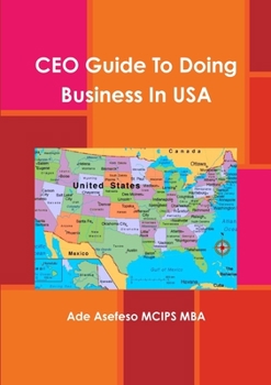 Paperback CEO Guide To Doing Business In USA Book