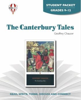 Paperback Canterbury Tales - Student Packet by Novel Units Book