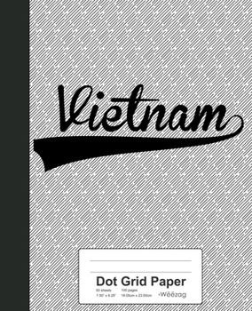 Paperback Dot Grid Paper: VIETNAM Notebook Book
