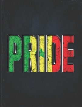 Pride: Senegal Heritage Gift for Senegalese Coworker from Dakar  Undated Planner Daily Weekly Monthly Calendar Organizer Journal