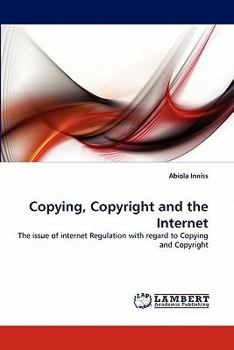 Paperback Copying, Copyright and the Internet Book