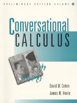 Paperback Conversational Calculus, Preliminary Edition, Volume 1 Book