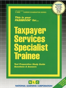Spiral-bound Taxpayer Services Specialist Trainee Book