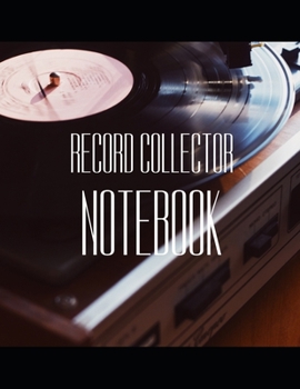 Record Collector Notebook, 120 Page Blank Lined Journal