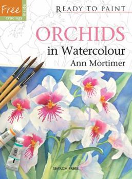 Paperback Orchids in Watercolour Book
