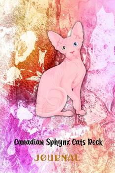 Paperback Canadian Sphynx Cats Rock: Pocket Gift Notebook for Cat and Kitty Lovers Book