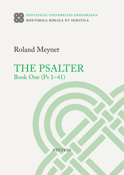 Paperback The Psalter. Book One (PS 1-41) Book