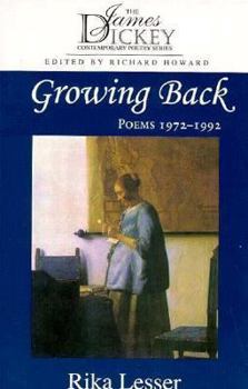 Paperback Growing Back: Poems 1972-1992 Book