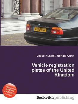 Paperback Vehicle Registration Plates of the United Kingdom Book