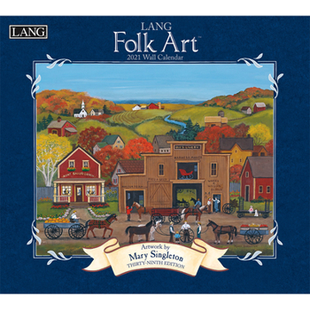 Calendar Lang Folk Art(tm) 2021 Wall Calendar Book