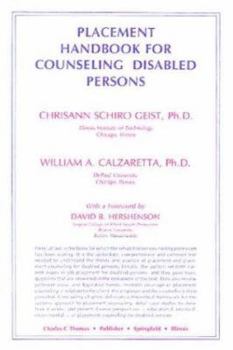 Hardcover Placement Handbook for Counseling Disabled Persons (331P) Book