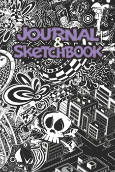 Paperback Doodle Journal and Sketchbook: 120 Blank Pages - 6 x 9 Book