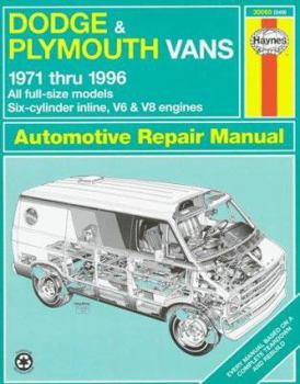 Paperback Haynes: Dodge Full-Size Vans, 1971-1996 Book