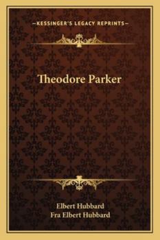 Paperback Theodore Parker Book