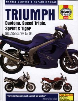 Hardcover Triumph Daytona, Speed Triple, Sprint & Tiger: 885/955cc '97 to '05 Book