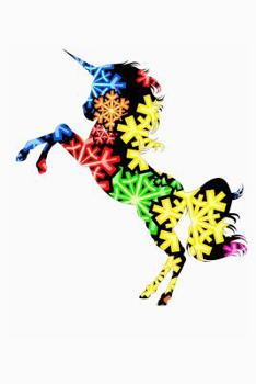 Paperback Black Rainbow Unicorn: Blood Sugar Tracker Book