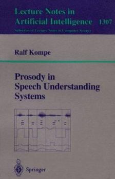 Paperback Prosody in Speech Understanding Systems Book