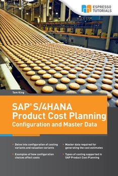 Paperback SAP S/4HANA Product Cost Planning Configuration and Master Data Book