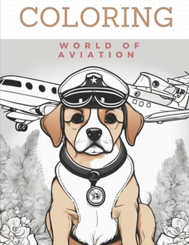 Paperback Coloring Book - World of aviation Book