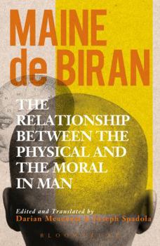 Paperback The Relationship Between the Physical and the Moral in Man Book