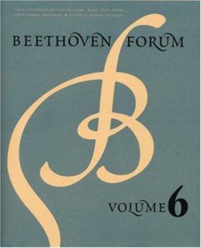 Hardcover Beethoven Forum, Volume 6 Book