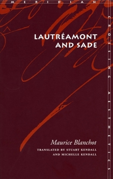 Paperback Lautréamont and Sade Book