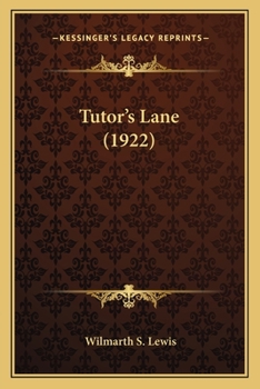 Paperback Tutor's Lane (1922) Book