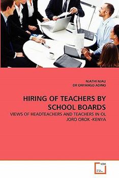 Paperback Hiring of Teachers by School Boards Book