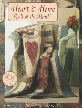 Paperback Heart & Home: Quilt Of The Month Book