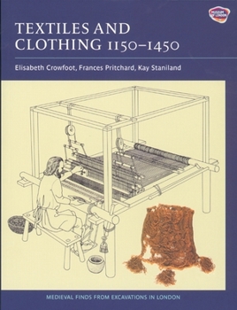 Paperback Textiles and Clothing, C.1150-1450 Book