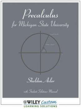 Paperback Precalculus for Michigan State University with Student Solutions Manual Book