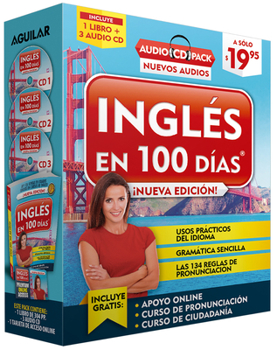 Paperback Inglés En 100 Días - Curso de Inglés - Audio Pack (Libro + 3 CD's Audio) / English in 100 Days Audio Pack [Spanish] Book