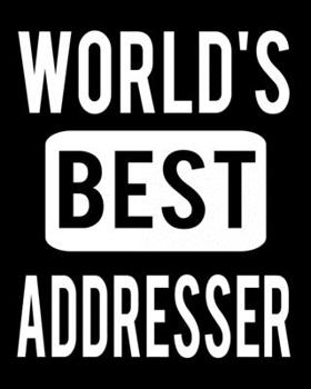 World's Best Addresser: 2020 Calendar Day to Day Planner Dated Journal Notebook Diary 8" x 10" 110  Pages Clean Detailed Book
