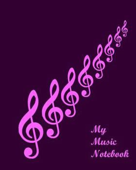 My Music Notebook : Notebook for Musicians - Music Notebook - Manuscript Paper, 80-Page, 12 Staves per Page