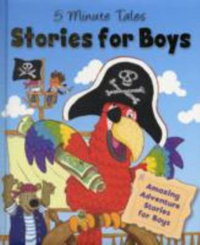 Hardcover 5 Minute Tales: Stories for Boys Book