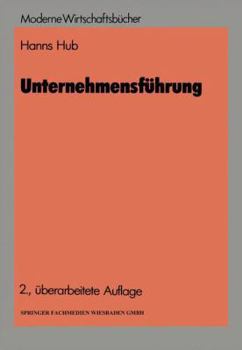 Paperback Unternehmensführung [German] Book