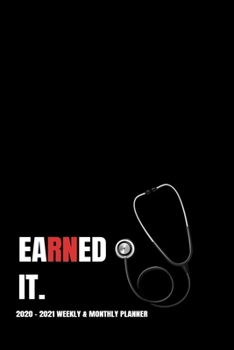 EARNED IT. PLANNER: 2-Year 2020 - 2021 Black Productivity Journal Daily / Weekly Monthly Dated Calendar Year Career Goal Planner Organizer Tracker ... Paperback Notebook ) Christmas Gift Idea