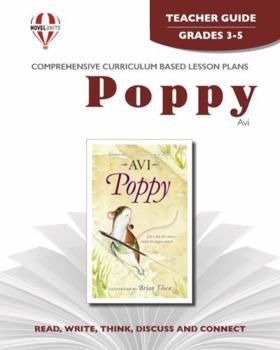 Paperback Poppy - Teacher Guide by Novel Units Book