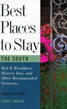 Paperback Best Places to Stay in the South Book