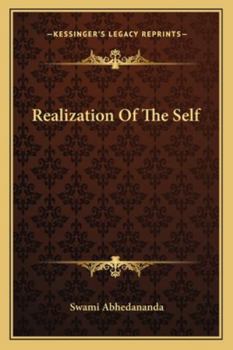 Paperback Realization Of The Self Book