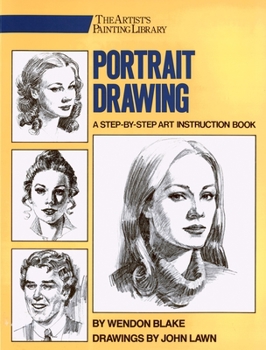 Paperback Portrait Drawing: A Step-By-Step Art Instruction Book