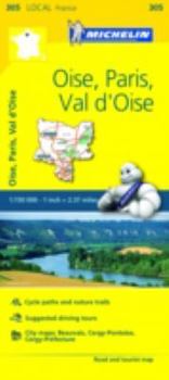 OISE / PARIS / VAL D ' OISE 11305 CARTE ' LOCAL ' ( France ) MICHELIN KAART (KAARTEN/CARTES MICHELIN)