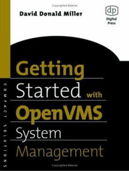 Paperback Getting Started with OpenVMS System Management Book