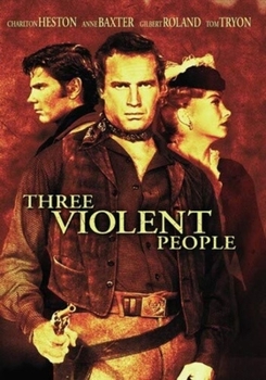 DVD Three Violent People Book