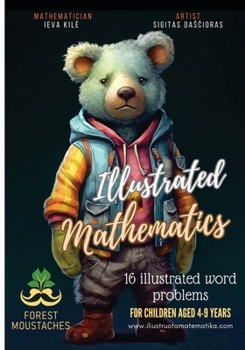 Paperback Forest Mustaches: 16 illustrated word problems Book